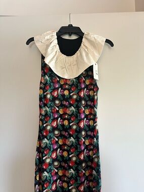 slim fit dress slacks Butterfly Thick Linen Dress x Mimi 3X / Butterfly